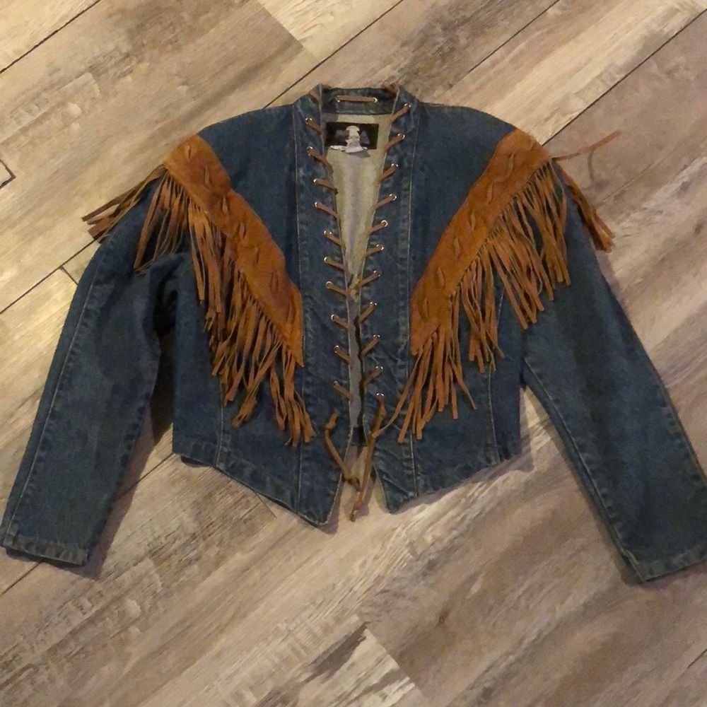 Vintage 90s phoenix jean jacket